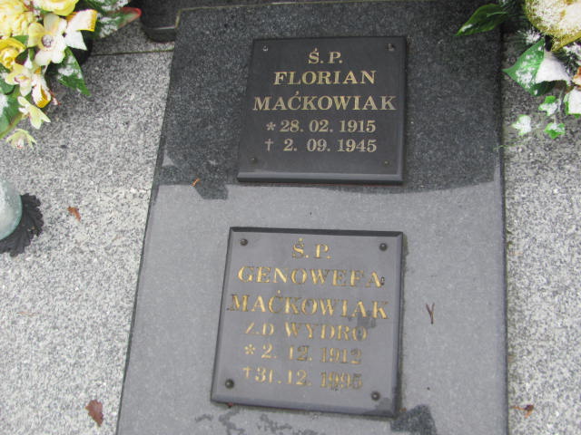 Florian Maćkowiak 1915 Borne Sulinowo - Grobonet - Wyszukiwarka osób pochowanych