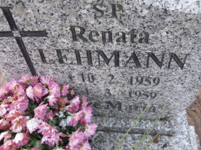 Renata Lehmann 1959 Borne Sulinowo - Grobonet - Wyszukiwarka osób pochowanych