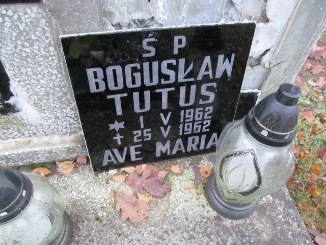 Bogusław Tutus 1962 Borne Sulinowo - Grobonet - Wyszukiwarka osób pochowanych