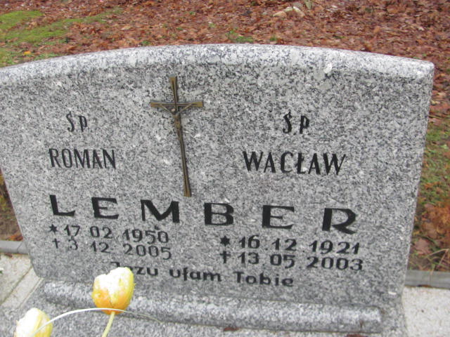 Wacław Lember 1921 Borne Sulinowo - Grobonet - Wyszukiwarka osób pochowanych