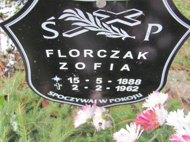 Zofia Florczak 1888 Borne Sulinowo - Grobonet - Wyszukiwarka osób pochowanych