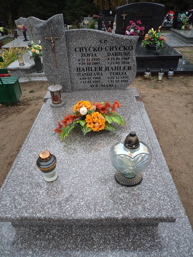 Zofia Chyćko 1945 Borne Sulinowo - Grobonet - Wyszukiwarka osób pochowanych