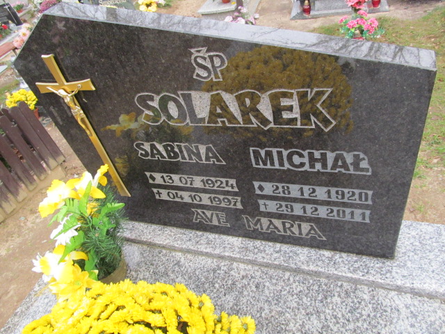 Michał Solarek 1920 Borne Sulinowo - Grobonet - Wyszukiwarka osób pochowanych