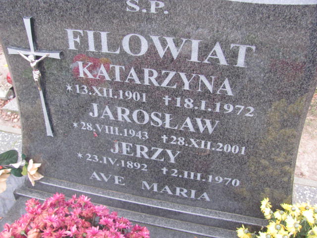 Katarzyna Filowiat 1901 Borne Sulinowo - Grobonet - Wyszukiwarka osób pochowanych