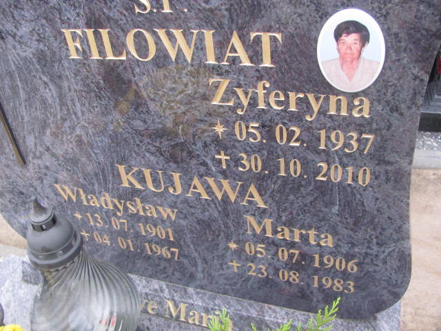 Marta Kujawa 1906 Borne Sulinowo - Grobonet - Wyszukiwarka osób pochowanych