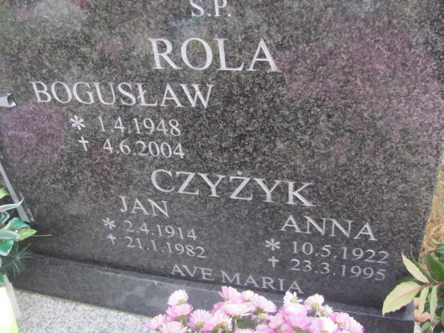 Bogusław Rola  1948 Borne Sulinowo - Grobonet - Wyszukiwarka osób pochowanych