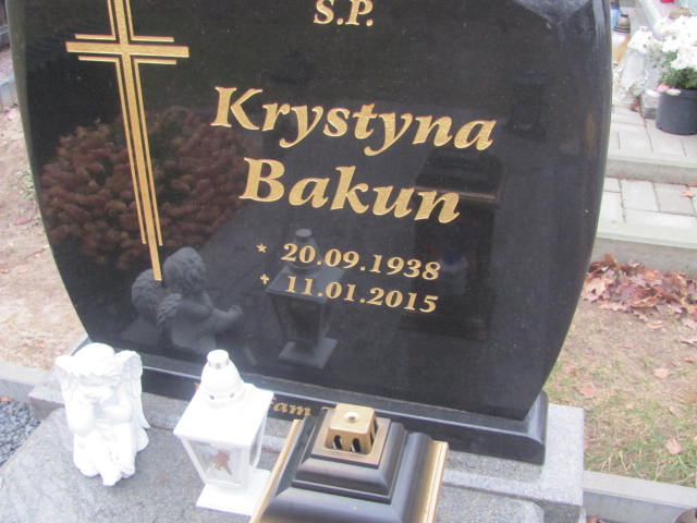 Krystyna Bakun 1938 Borne Sulinowo - Grobonet - Wyszukiwarka osób pochowanych