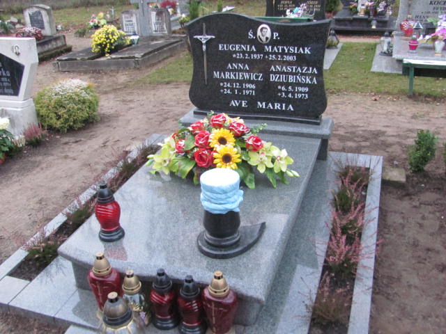 Grób Anastazja Dziubińska