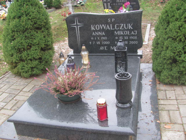 Grób Mikołaj  Kowalczuk 